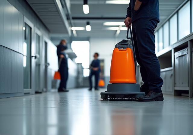 Modernes Reinigungs-Equipment am Standort Wien